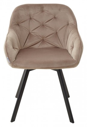 Стул GALE 360 град. поворот. BLUVEL-40 BEIGE, велюр/ черный каркас, М-City в Первоуральске - pervouralsk.ok-mebel.com | фото 6