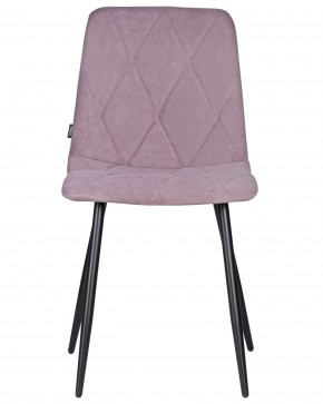 Стул обеденный DOBRIN CHILLY ROMBO, Лавандовый Simple 48, основание черное в Первоуральске - pervouralsk.ok-mebel.com | фото 6