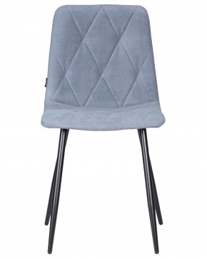 Стул обеденный DOBRIN CHILLY ROMBO, Серо-голубой Simple 26, основание черное в Первоуральске - pervouralsk.ok-mebel.com | фото 6