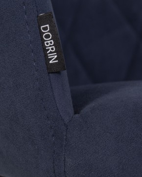 Стул обеденный DOBRIN ROBY, ЭМАЛЬ ЧЕРНЫЙ МУАР велюр Catania Dark Blue в Первоуральске - pervouralsk.ok-mebel.com | фото 9