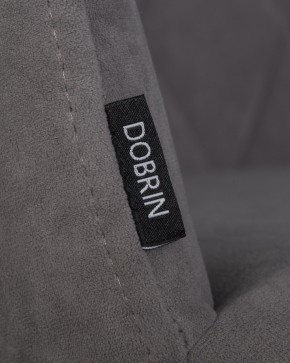 Стул обеденный DOBRIN ROBY, ЭМАЛЬ ЧЕРНЫЙ МУАР велюр Catania Stone в Первоуральске - pervouralsk.ok-mebel.com | фото 7