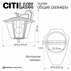 Светильник на штанге Citilux FORTS CLU10W в Первоуральске - pervouralsk.ok-mebel.com | фото 9