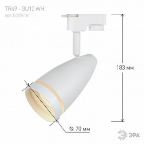 Светильник на штанге Эра  TR49 - GU10 WH в Первоуральске - pervouralsk.ok-mebel.com | фото 4