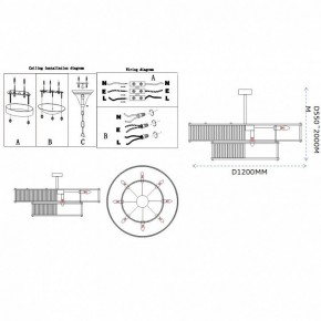 Светильник на штанге Imperiumloft RH Marais Round Chandelier 40,2668 в Первоуральске - pervouralsk.ok-mebel.com | фото 11