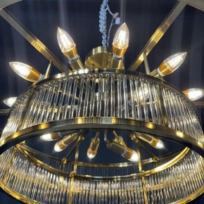 Светильник на штанге Imperiumloft RH Marais Round Chandelier 40,2668 в Первоуральске - pervouralsk.ok-mebel.com | фото 5