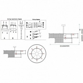 Светильник на штанге Imperiumloft RH Marais Round Chandelier 40,2668 в Первоуральске - pervouralsk.ok-mebel.com | фото 11