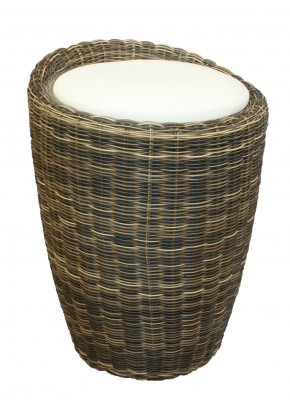 Табурет с местом для хранения LM-1100Rattan, кремовый в Первоуральске - pervouralsk.ok-mebel.com | фото