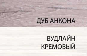 Тумба 2D3S, OLIVIA, цвет вудлайн крем/дуб анкона в Первоуральске - pervouralsk.ok-mebel.com | фото 3