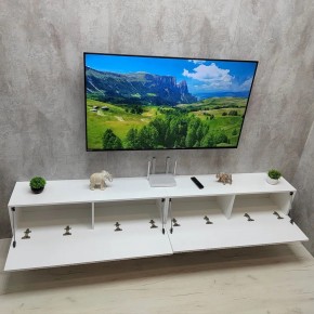 Тумба подвесная под ТВ LINES MTV4-MA 1150 Белый матовый (Белый-M 10.1.2) в Первоуральске - pervouralsk.ok-mebel.com | фото 11