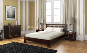 ВЕРОНИКА Кровать из массива 1600 в Первоуральске - pervouralsk.ok-mebel.com | фото 5
