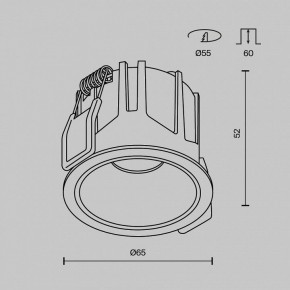 Встраиваемый светильник Maytoni Alfa LED DL043-01-10W3K-RD-B-1 в Первоуральске - pervouralsk.ok-mebel.com | фото 8