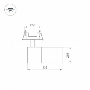 Встраиваемый светильник на штанге Arlight LGD-ARTEMIS-BUILT-FLAP-R55-12W 051796 в Первоуральске - pervouralsk.ok-mebel.com | фото 6