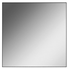 Зеркало Corsica 600х600 black без подсветки Sansa (SB1064Z) в Первоуральске - pervouralsk.ok-mebel.com | фото 1