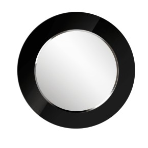 Зеркало круглое черный (РМ/02) в Первоуральске - pervouralsk.ok-mebel.com | фото 1